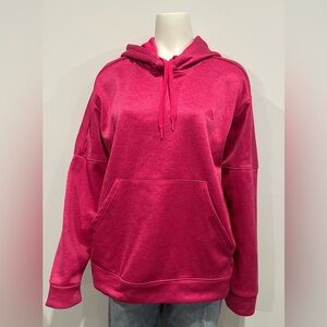 Adidas Climawarm Magenta Pink Pullover Hoodie